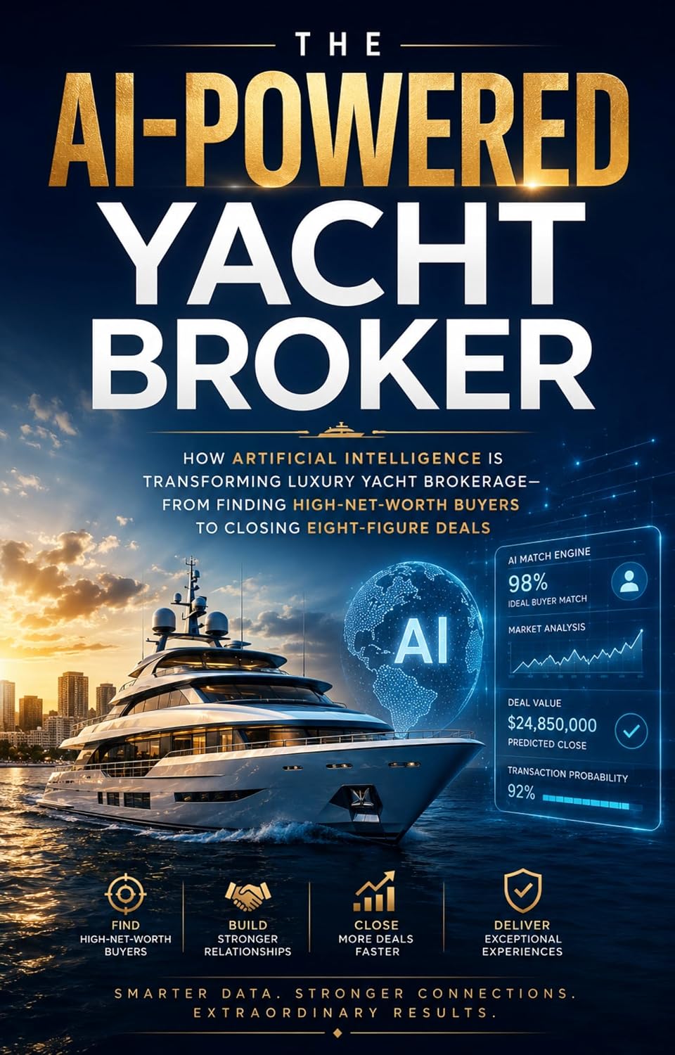 Cover of The AI-Powered Yacht Broker by Julian Beaumont